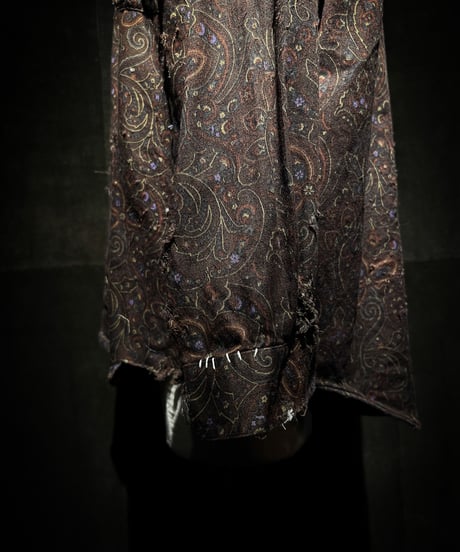 Vintage damage pattern shirt
