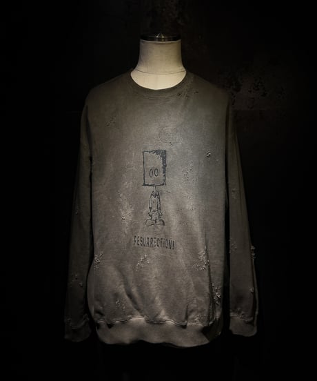 [Dye] I THINK,,, character sweat shirt