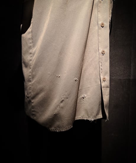 Hand-Painted Vintage damage Work Shirt