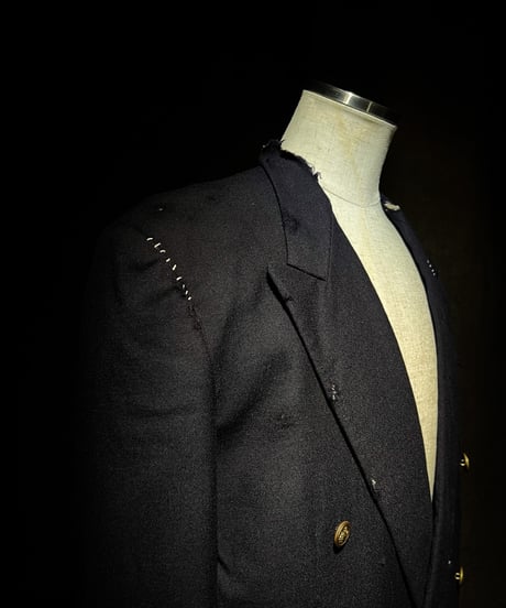 Vintage damage Navy blazer jacket