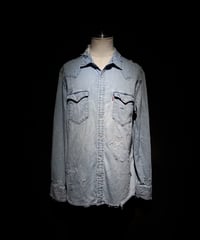 Vintage Wash Western Denim Shirt