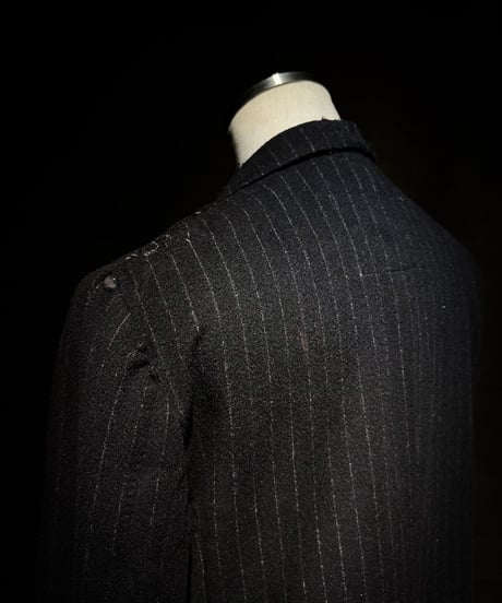 Vintage Wool Cashmere Stripe Jacket