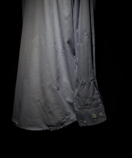 Vintage damage stripe shirt