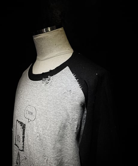 I THINK,,, character raglan  3/4 sleeve Tee
