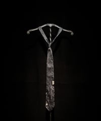 Vintage damage horse pattern tie