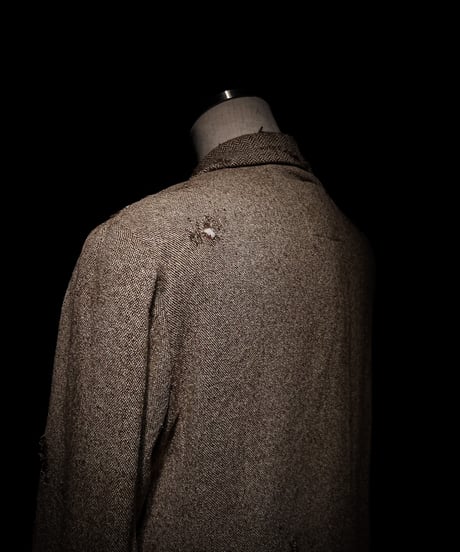 Vintage damage tweed tailored jacket
