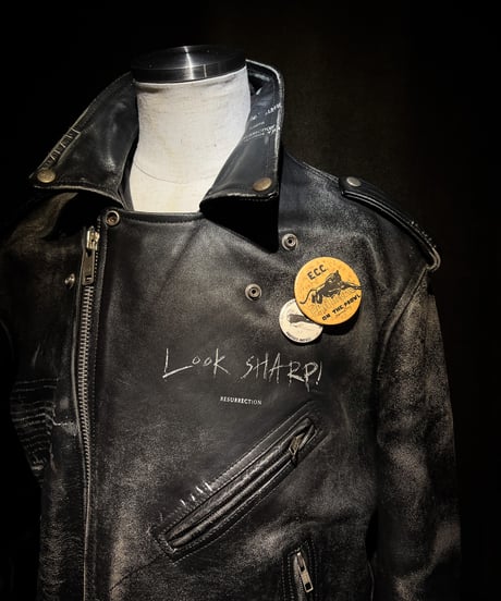 Vintage Leather Biker Custom Double Riders Jacket
