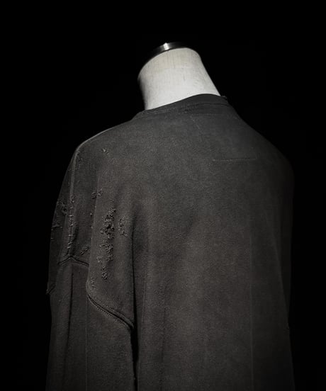 [Dye] Vintage damage LOOK SHARP! sweat shirt