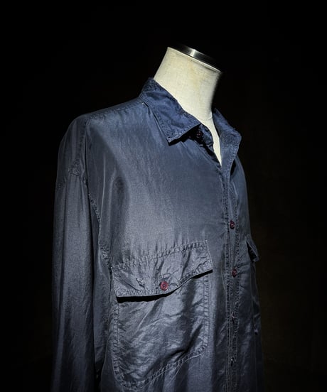 Vintage Silk100% Two-Pocket Shirt
