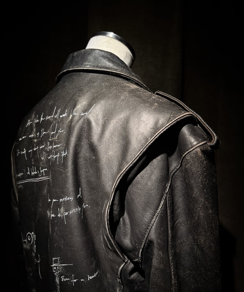 UK double riders jacket イングランド製 本革 AD-02 Sheepskin Double Riders Jacket in Black Teacore – Blue Owl ジャケット・アウター