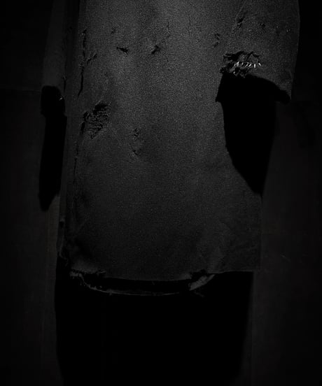 1910's french double long formal evening coat
