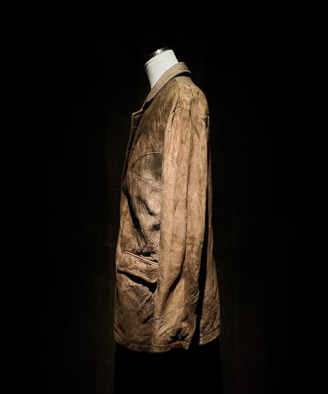 Vintage sheepskin leather jacket
