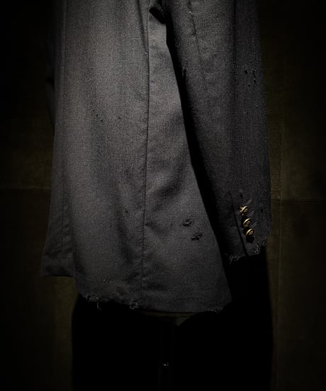 Vintage damage Navy blazer jacket