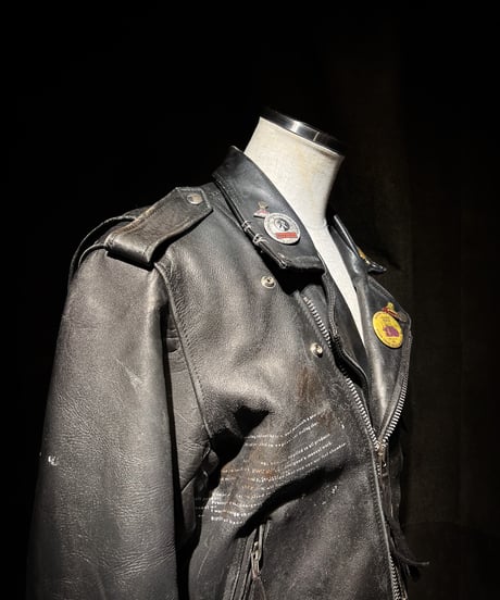 Vintage Leather Biker Custom Double Riders Jacket