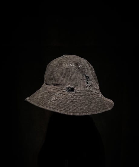 Vintage damage corduroy bucket hat