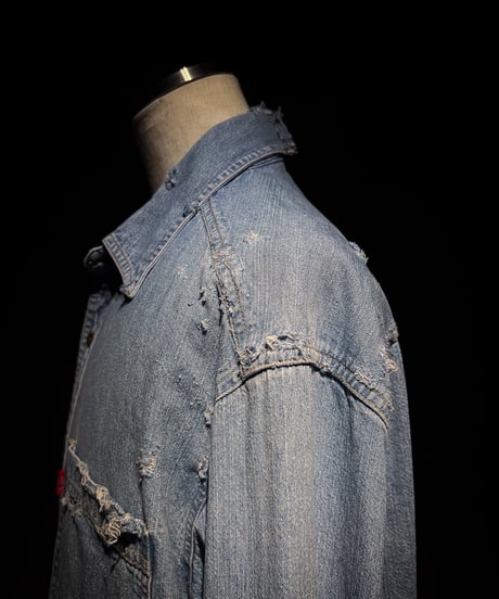 50/50 Split Rebuild Vintage Denim/Denim Shirt