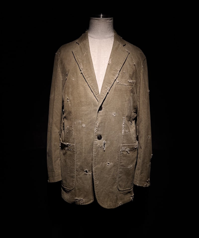 Vintage damage corduroy tailored jacket | RESUR