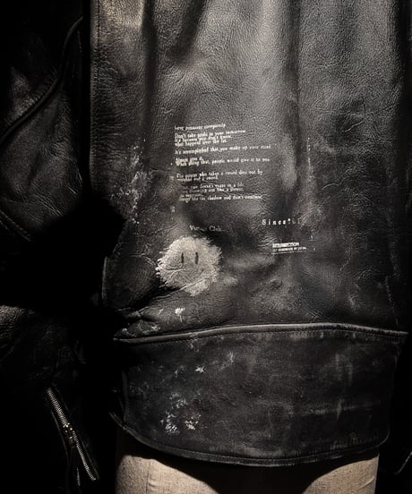 Vintage Leather Biker Custom Double Riders Jacket