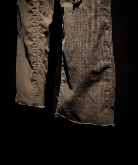 Vintage repair damage corduroy pants (襤褸)