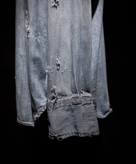 Vintage Wash Western Denim Shirt