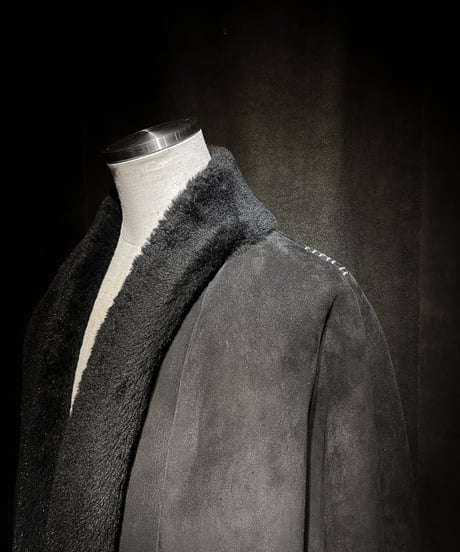 Vintage Shearling  Custom Mouton Leather Coat