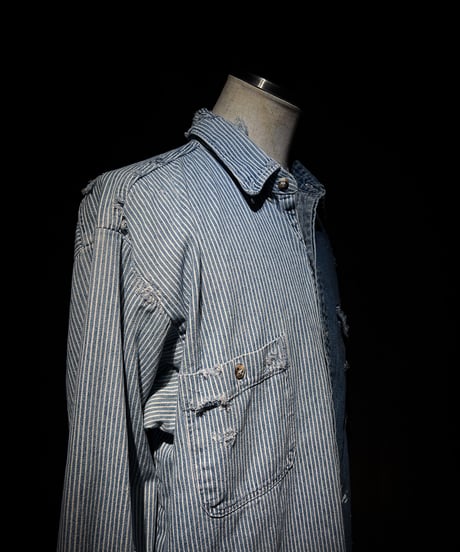 50/50 Split Rebuild Vintage hickory/Denim Shirt