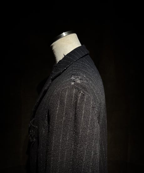 Vintage Wool Cashmere Stripe Jacket