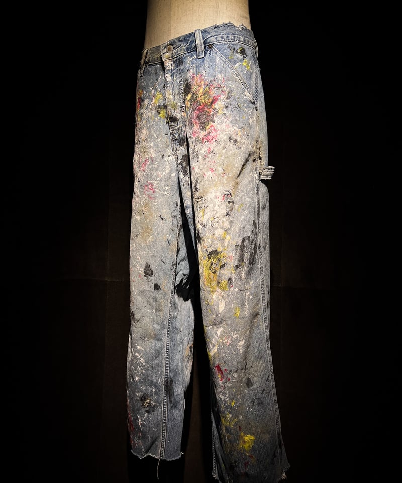パンツ DAMAGED PAINTER PANTS Vintage damage artist painter pants | RESURRECT