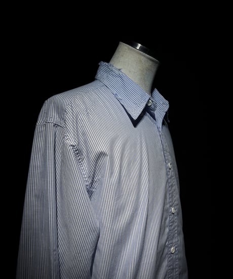 Vintage damage stripe shirt