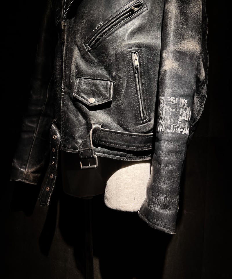 Vintage Leather Biker Custom Double Riders Jack