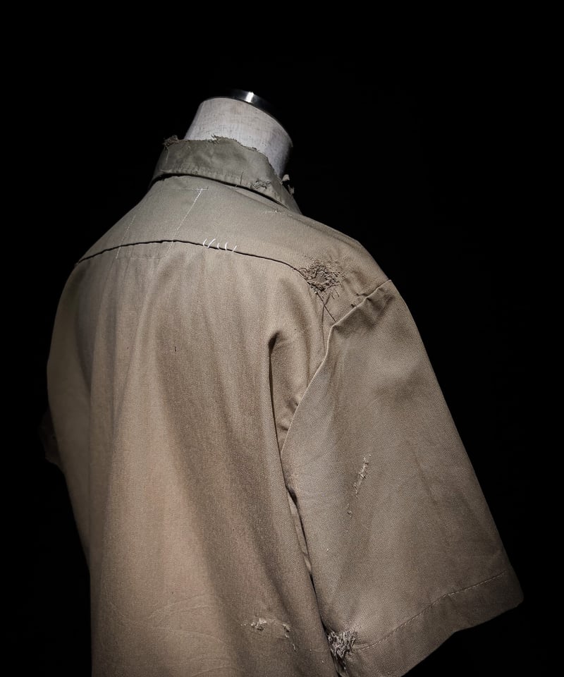 ジャケット・アウター vintage damage military work shirt JSDF Type 65 Work Jacket – Vintage Japanese Military