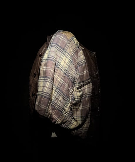 Rust Relic Reconstructed Vintage Leather Work Jacket