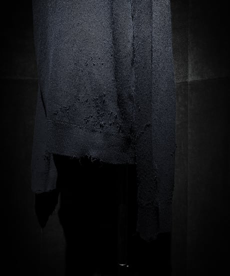 Vintage damage knit cardigan