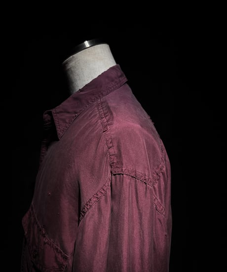 Vintage Silk100% Two-Pocket Shirt