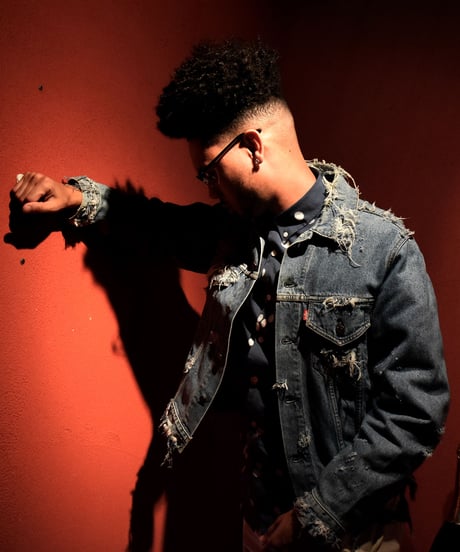 Graffiti Art Denim Jacket "Artist"