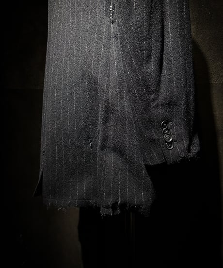 Vintage Wool Cashmere Stripe Jacket