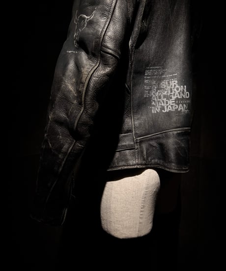 Vintage Leather Biker Custom Double Riders Jacket
