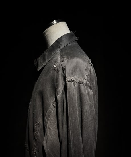 [Dye] Vintage damage dress shirt