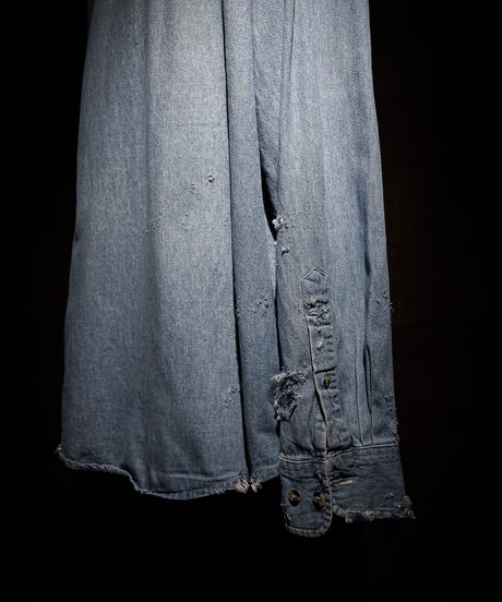 Vintage light blue denim shirt