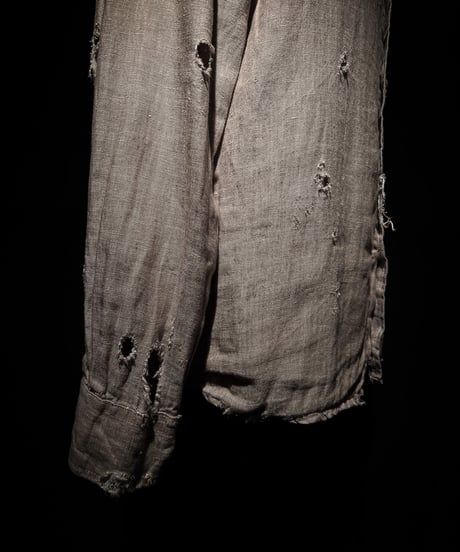Vintage damage linen shirt
