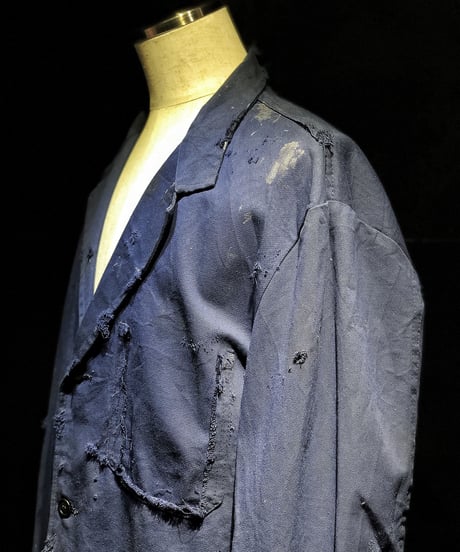 Vintage damage french cover all jacket