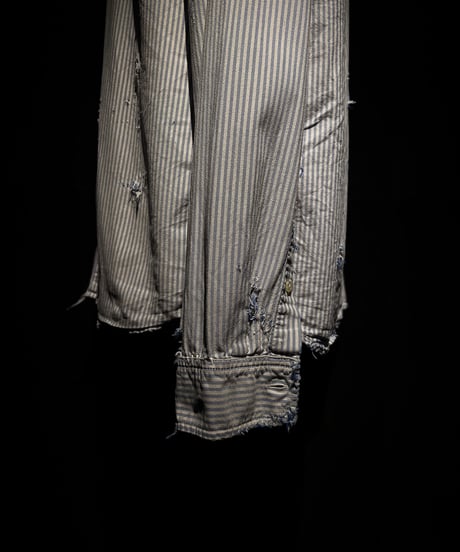 Vintage damage stripe shirt