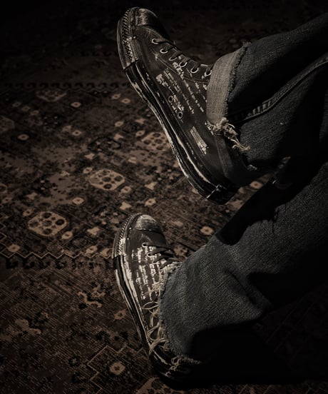 10th Anniversary Limited High-cut sneakers [Old Black]