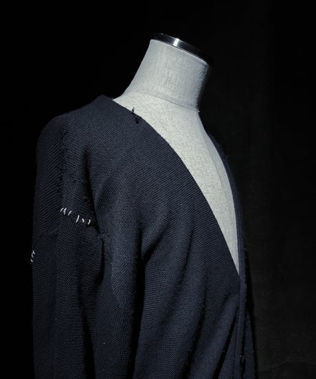 Vintage damage knit cardigan