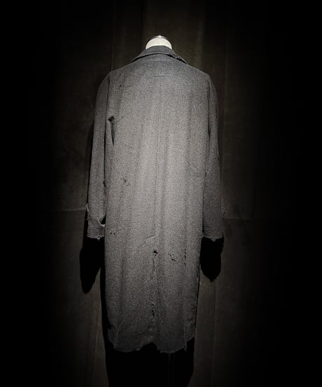 Pure Cashmere Black Long Vintage Coat