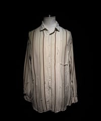 Vintage damage stripe shirt