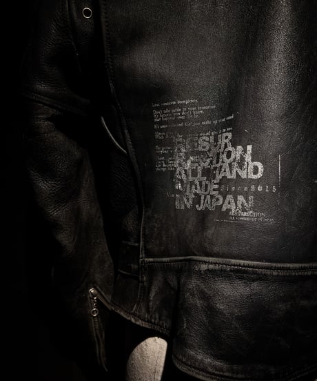 Vintage Leather Biker Custom Double Riders Jacket