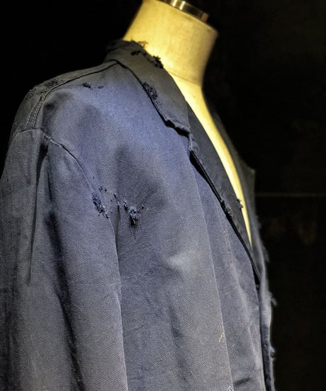 Vintage damage french cover all jacket
