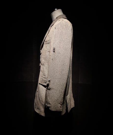 Vintage damage tweed tailored jacket