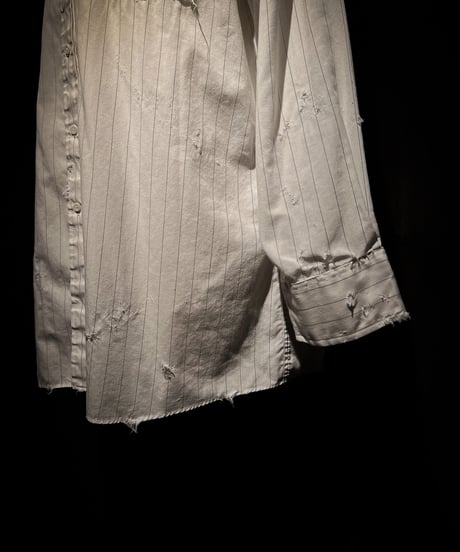 Vintage damage Pinstripe Dress Shirt
